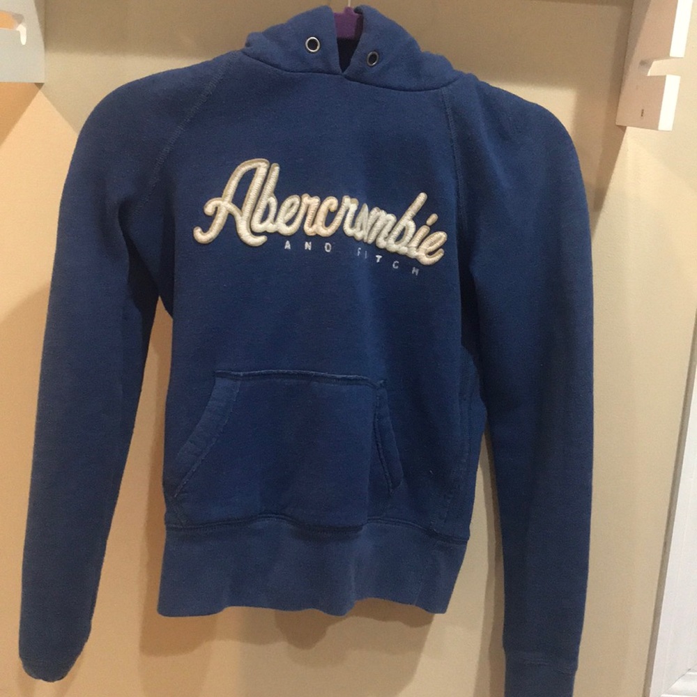 Abercrombie and Fitch dark blue hoodie